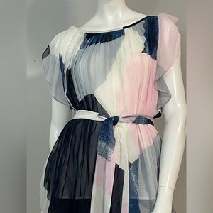 Banana Republic Pleated Blouse Size S